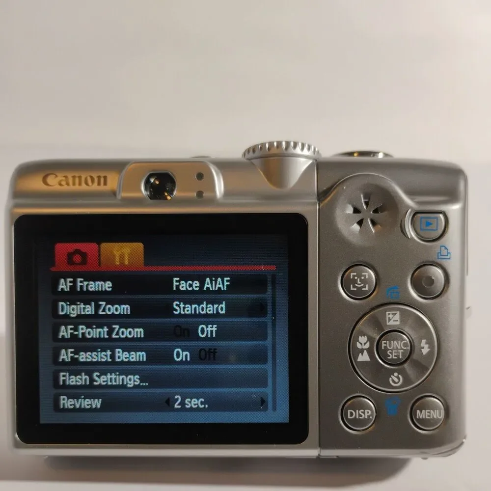 Canon PowerShot A1100IS 12.1 MP Digital Camera With Lowepro Case Tested
